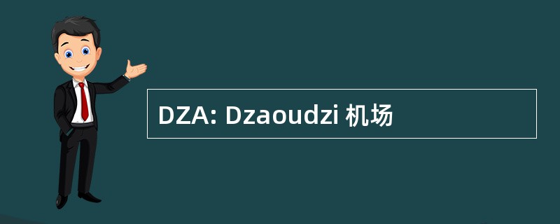 DZA: Dzaoudzi 机场