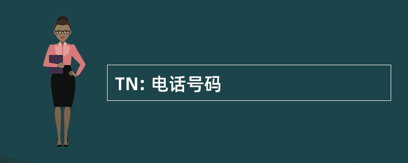 TN: 电话号码