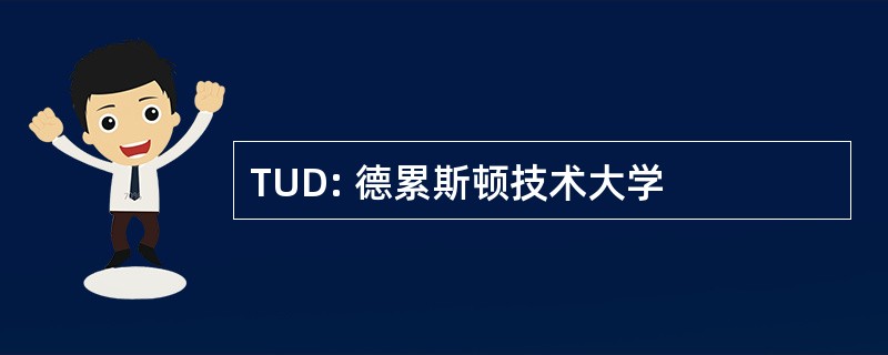 TUD: 德累斯顿技术大学