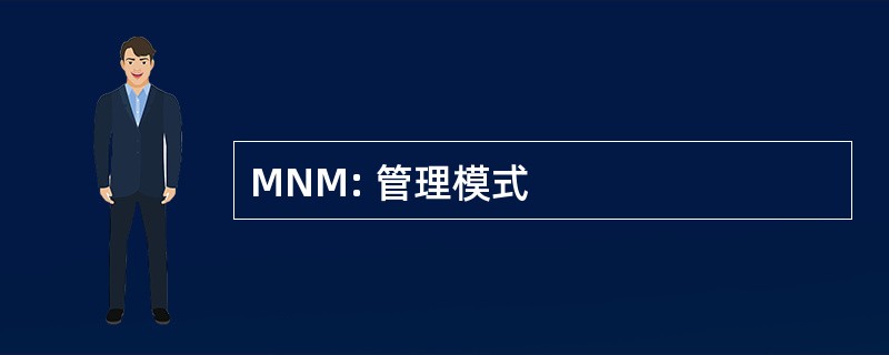 MNM: 管理模式