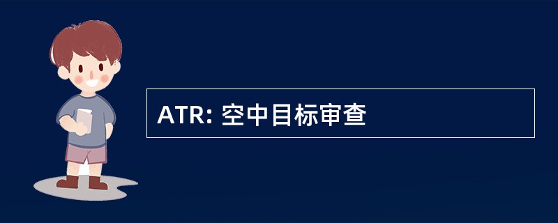 ATR: 空中目标审查