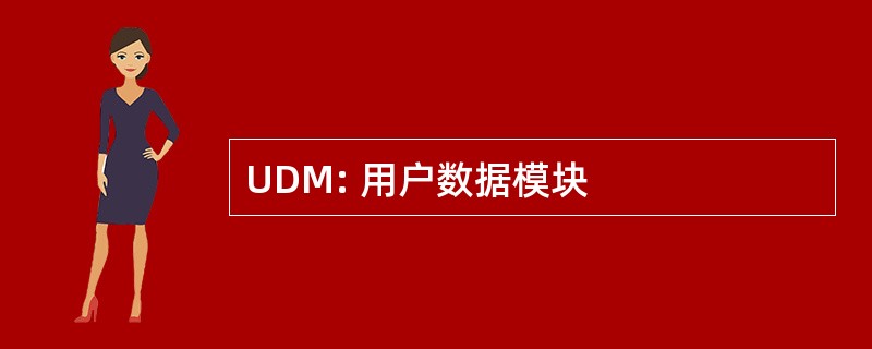 UDM: 用户数据模块