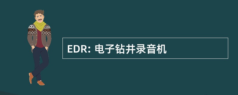 EDR: 电子钻井录音机