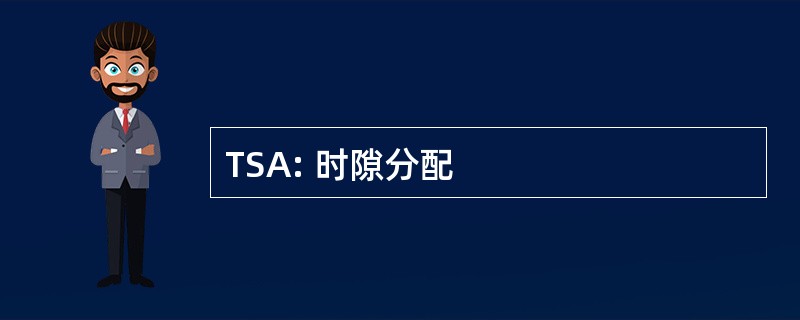 TSA: 时隙分配