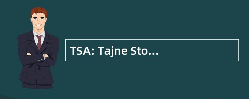 TSA: Tajne Stowarzyszenie Abstynentów