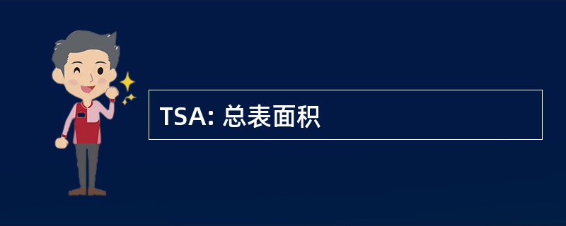 TSA: 总表面积