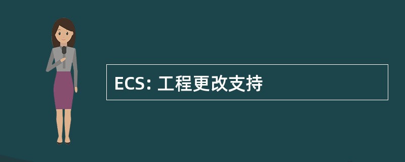 ECS: 工程更改支持