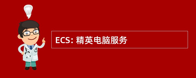 ECS: 精英电脑服务