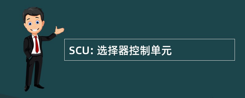 SCU: 选择器控制单元