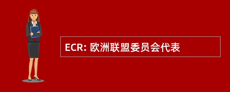 ECR: 欧洲联盟委员会代表