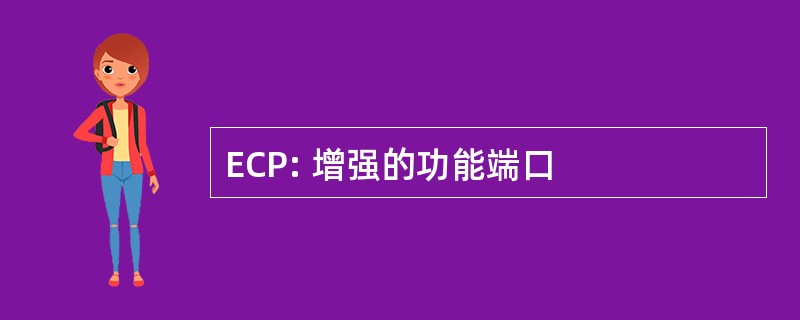 ECP: 增强的功能端口