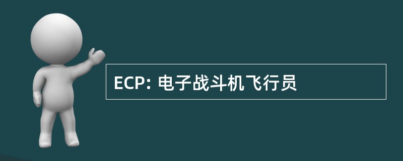 ECP: 电子战斗机飞行员