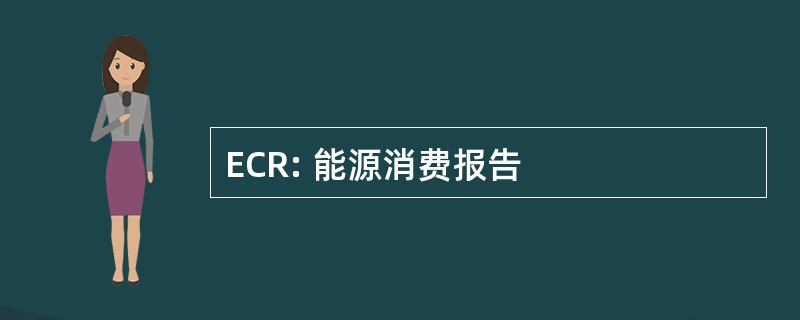 ECR: 能源消费报告