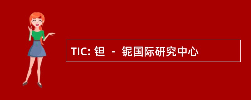 TIC: 钽 － 铌国际研究中心