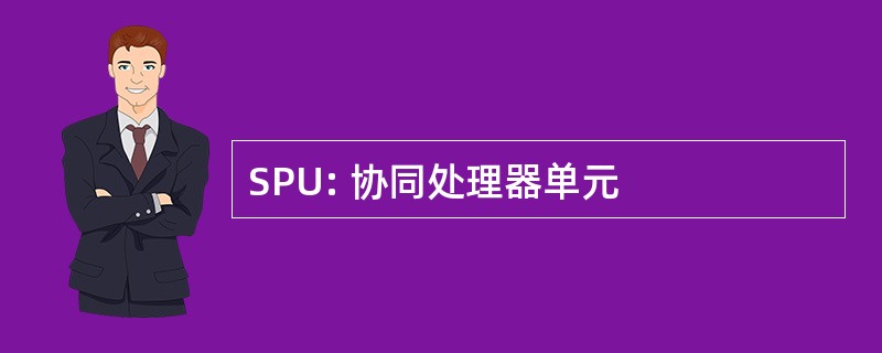 SPU: 协同处理器单元