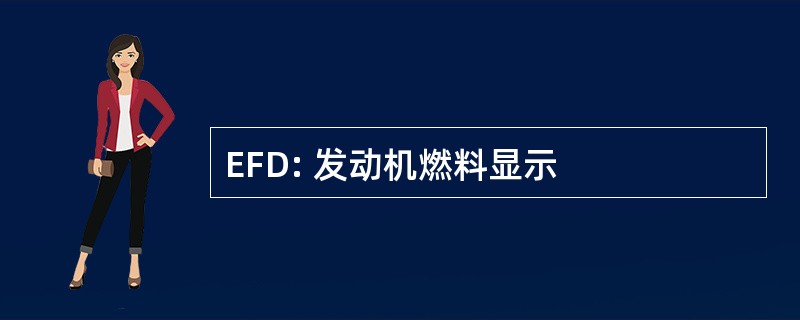 EFD: 发动机燃料显示