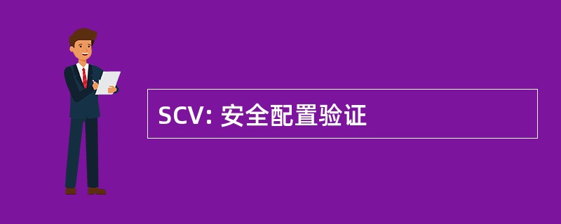 SCV: 安全配置验证