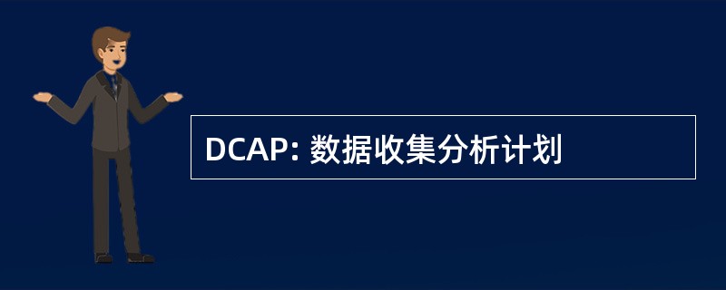 DCAP: 数据收集分析计划