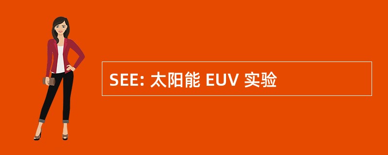 SEE: 太阳能 EUV 实验