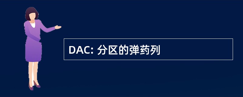 DAC: 分区的弹药列