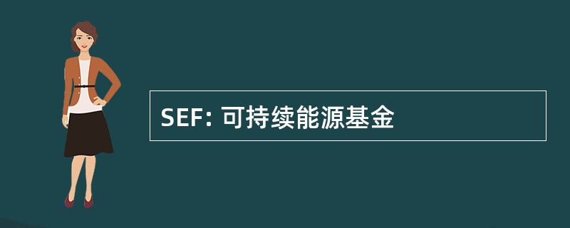 SEF: 可持续能源基金