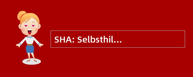 SHA: Selbsthilfeorientierte ArmutsbekÃ¤mpfung