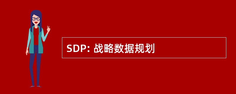 SDP: 战略数据规划