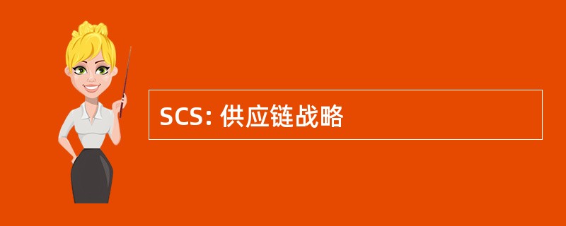 SCS: 供应链战略