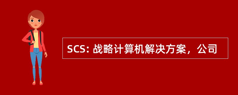 SCS: 战略计算机解决方案，公司