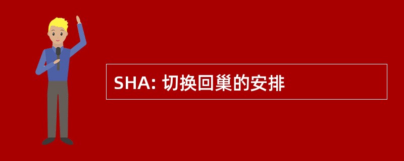 SHA: 切换回巢的安排