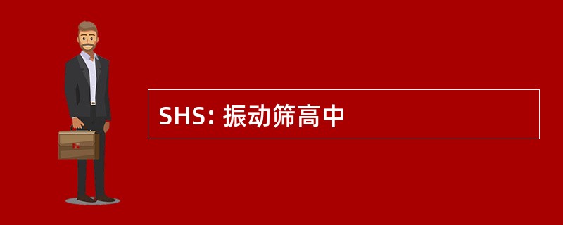 SHS: 振动筛高中