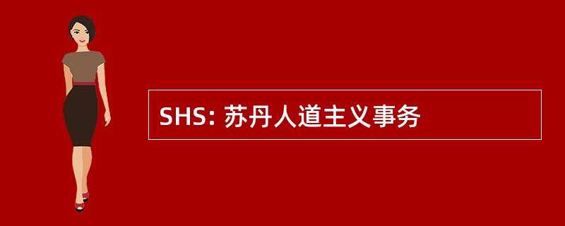 SHS: 苏丹人道主义事务