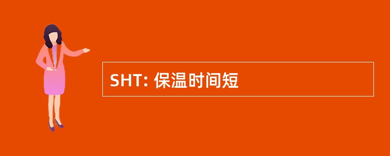 SHT: 保温时间短