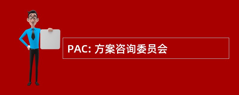 PAC: 方案咨询委员会