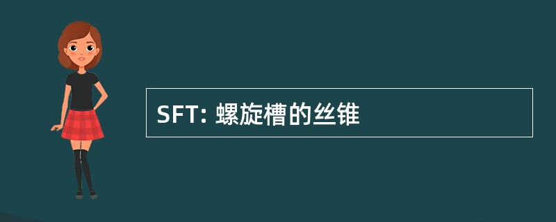 SFT: 螺旋槽的丝锥