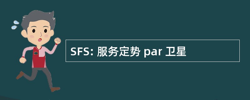 SFS: 服务定势 par 卫星