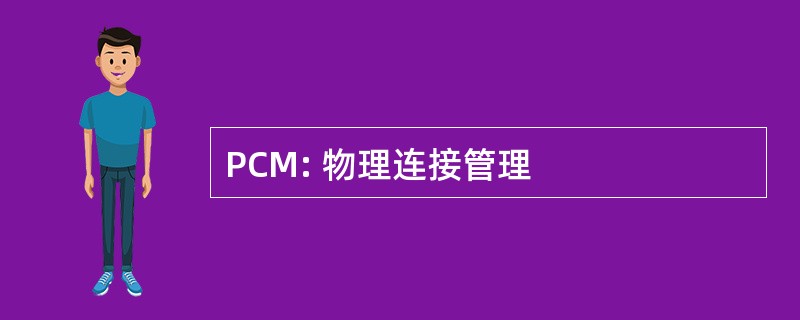 PCM: 物理连接管理