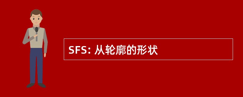 SFS: 从轮廓的形状