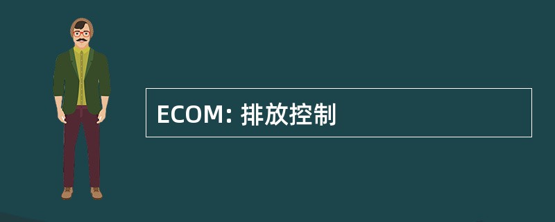 ECOM: 排放控制