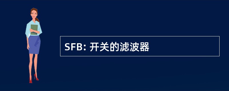 SFB: 开关的滤波器