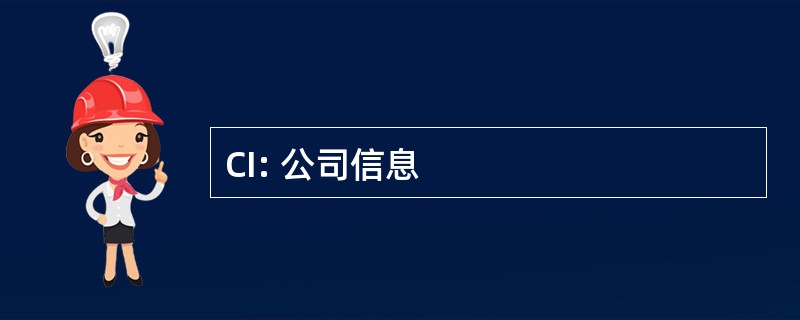 CI: 公司信息