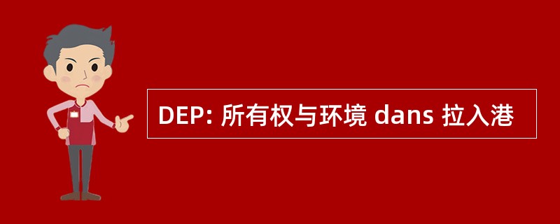 DEP: 所有权与环境 dans 拉入港