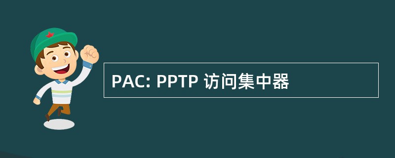 PAC: PPTP 访问集中器