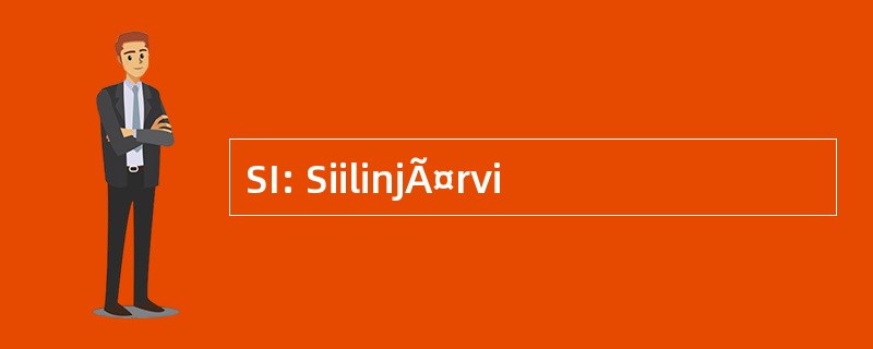 SI: SiilinjÃ¤rvi