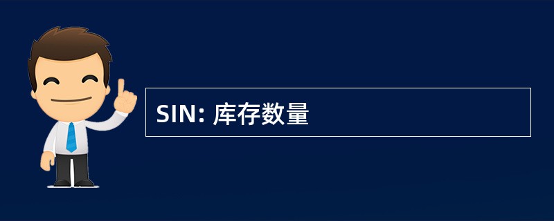 SIN: 库存数量