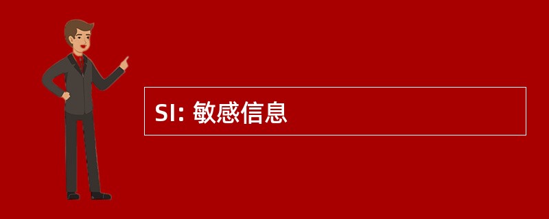 SI: 敏感信息