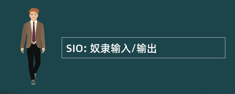 SIO: 奴隶输入/输出