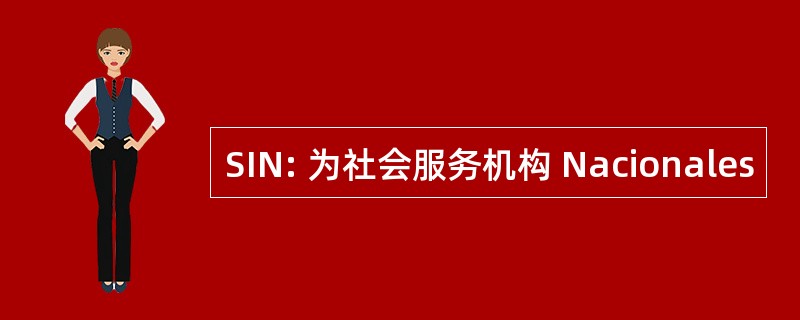 SIN: 为社会服务机构 Nacionales