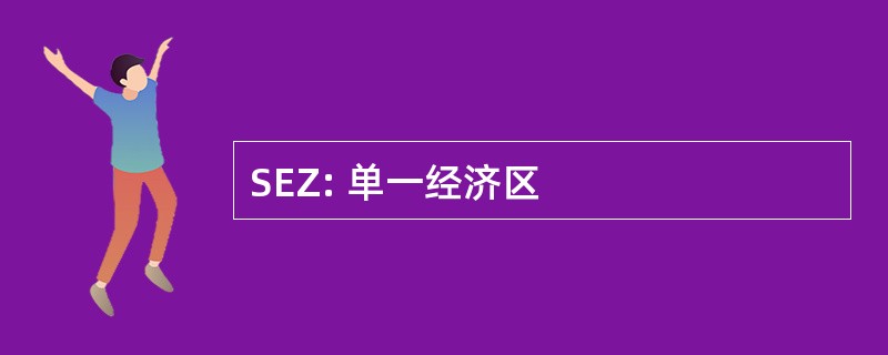 SEZ: 单一经济区