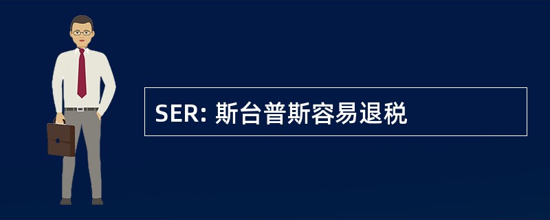 SER: 斯台普斯容易退税